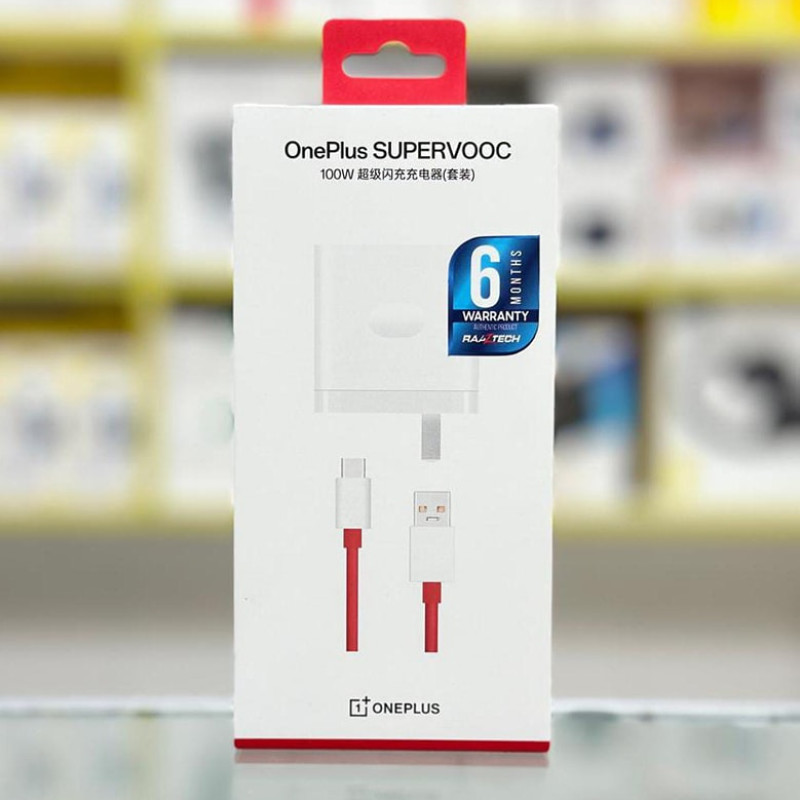 OnePlus Supervooc 100W Power Adapter and Cable