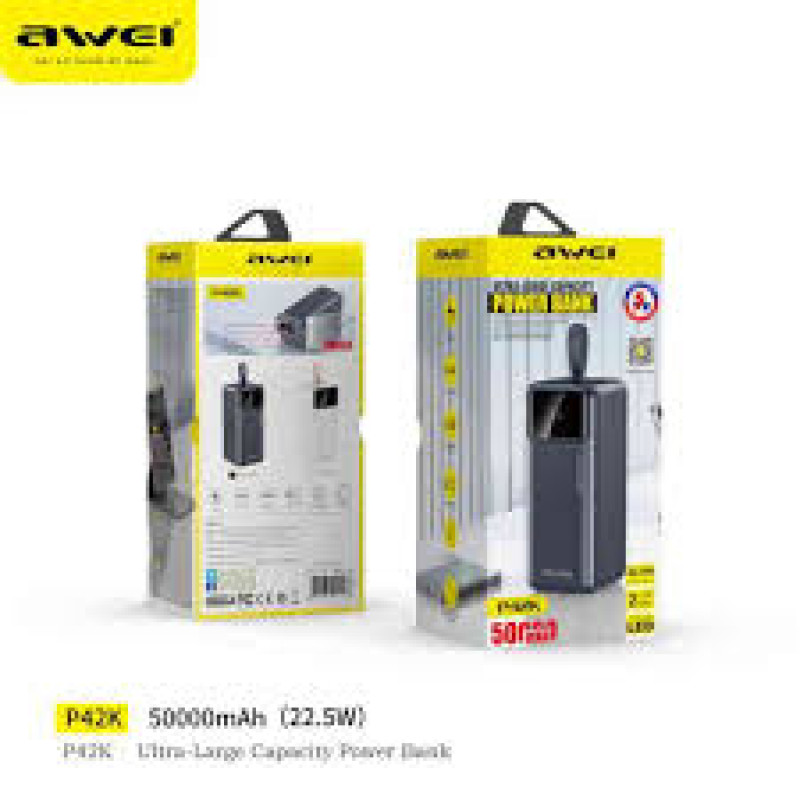 Awei P42K Power Bank 50000mAh Portable Powerbank