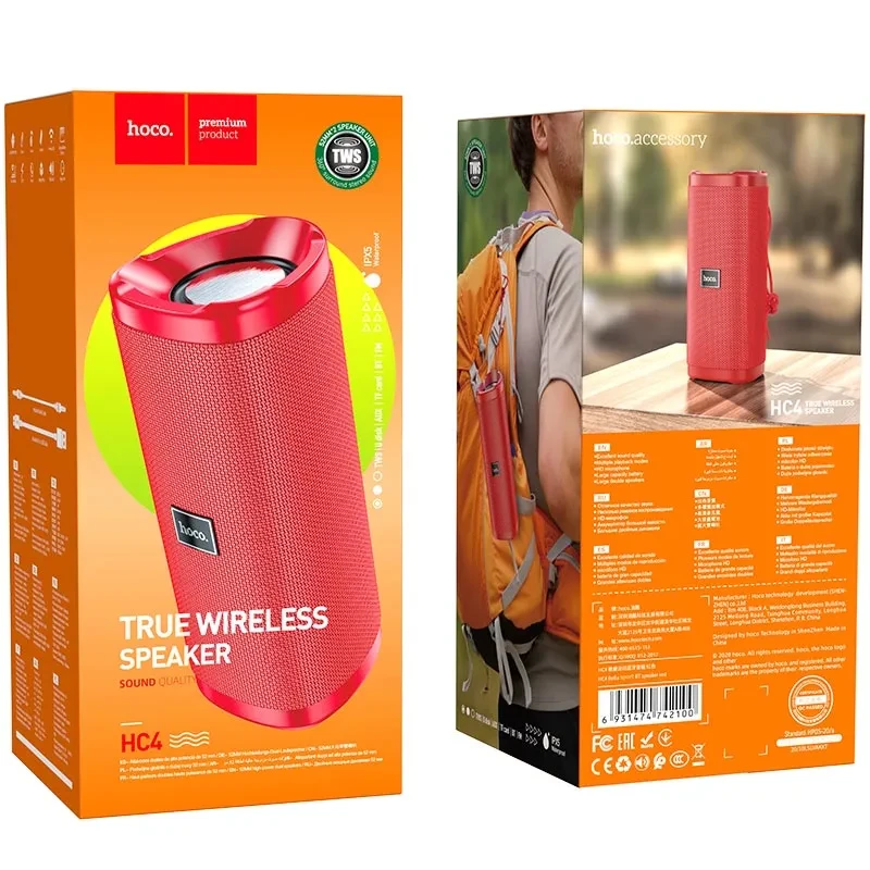 Hoco HC4 True Wireless Waterproof Bluetooth Speaker