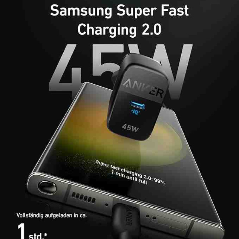 Anker 313 Ace 2 USB-C Fast Charger - 45W