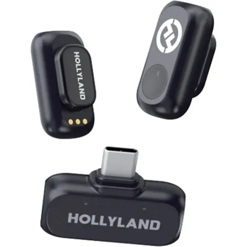 Hollyland LARK A1 Wireless Lavalier Microphone Mini Duo USB-C Version