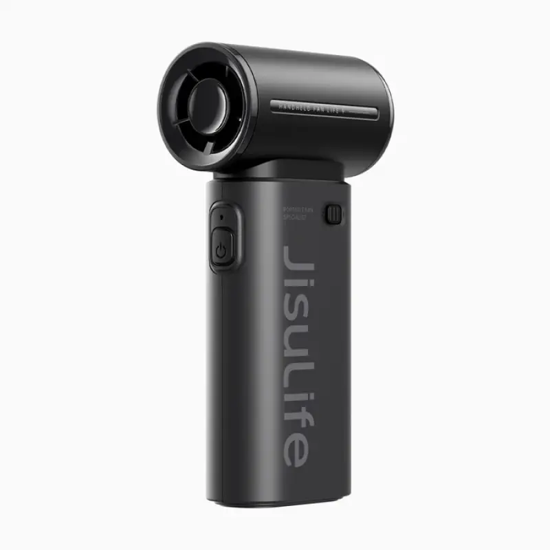 JisuLife Handheld Fan Life9 – 5-Speed Mini Pocket Fan, 12–18H Cooling Time, 5000mAh