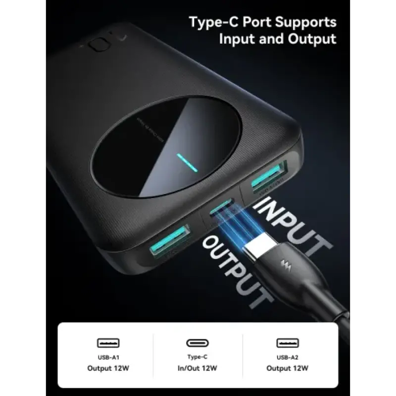 Joyroom JR-PBF12 10000mAh  2.4A LED Power Bank