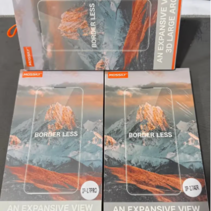 MOSSILY BORDER LESS Screen Protector For iPhone 17 Pro Max