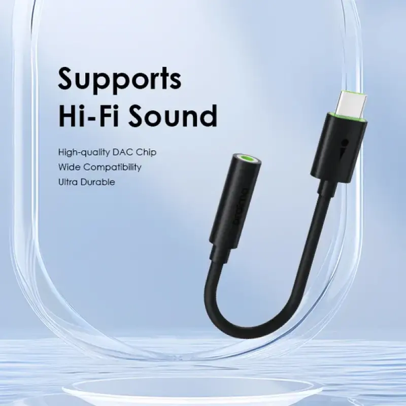 Oraimo Stream Type C  to 3.5mm Audio Adapter Dongle OAA310