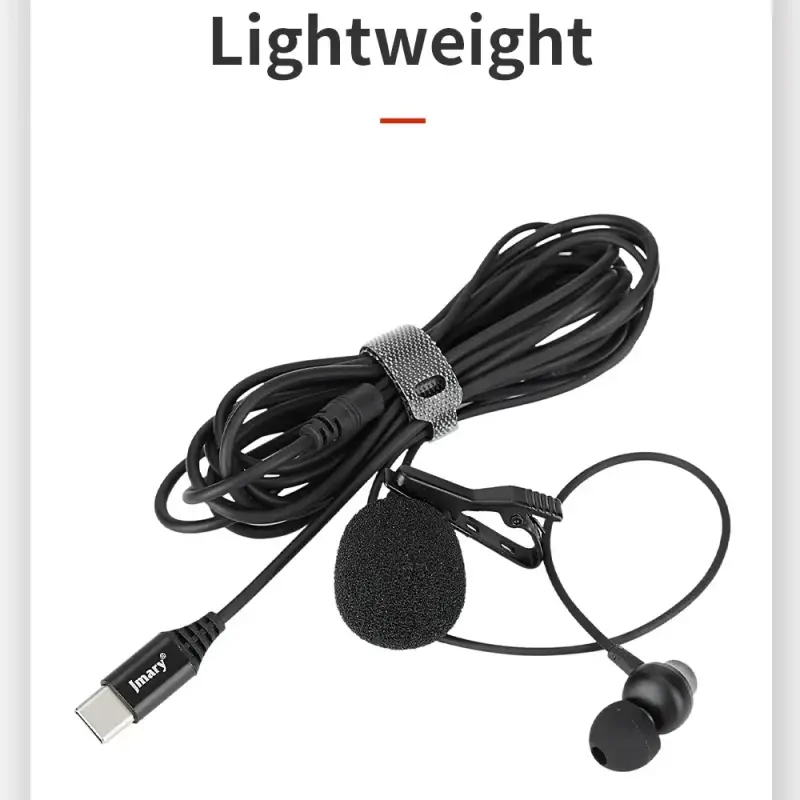 Jmary Lavalier Microphone Type C Port MC-R6