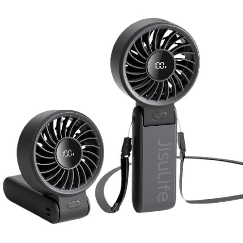 JisuLife Handheld Fan Life7 — 3-in-1 Portable Foldable Fan, 5000mAh Unleash Refreshing Power
