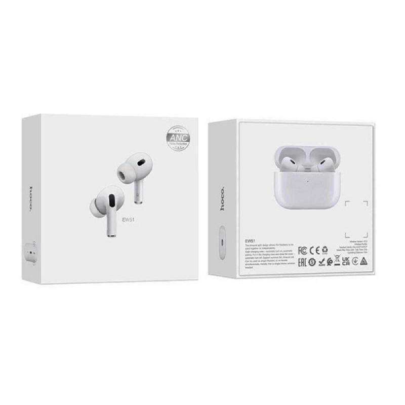 Hoco EW51 ANC True Wireless Bluetooth Earbuds (No Popup)